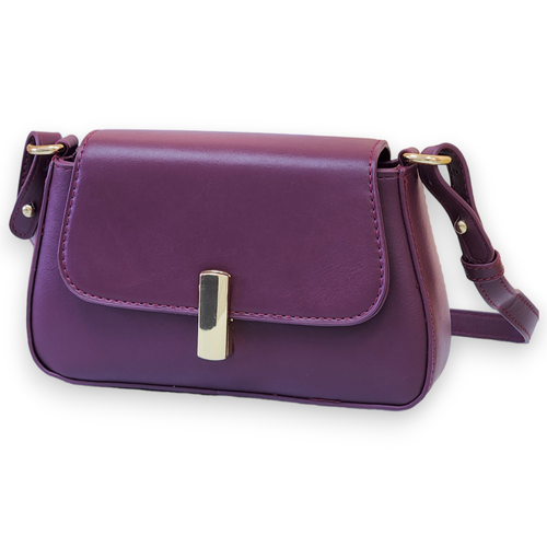 фото Сумка кросс-боди evangelina may bagbordo2005, фактура гладкая, бордовый