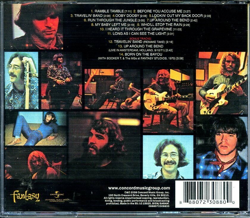 Музыкальный компакт диск Creedence Clearwater Revival Cosmo's Factory 1973 г (производство Россия) Медиа - фото №2