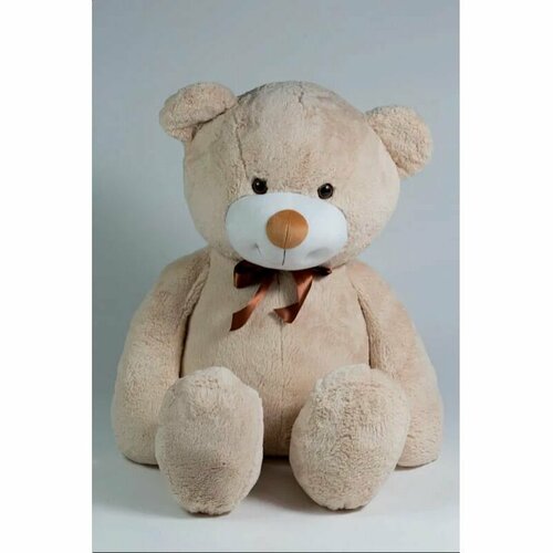 Медведь Мишутка бежевый, 120 см, Фабрика Принцесса 247159