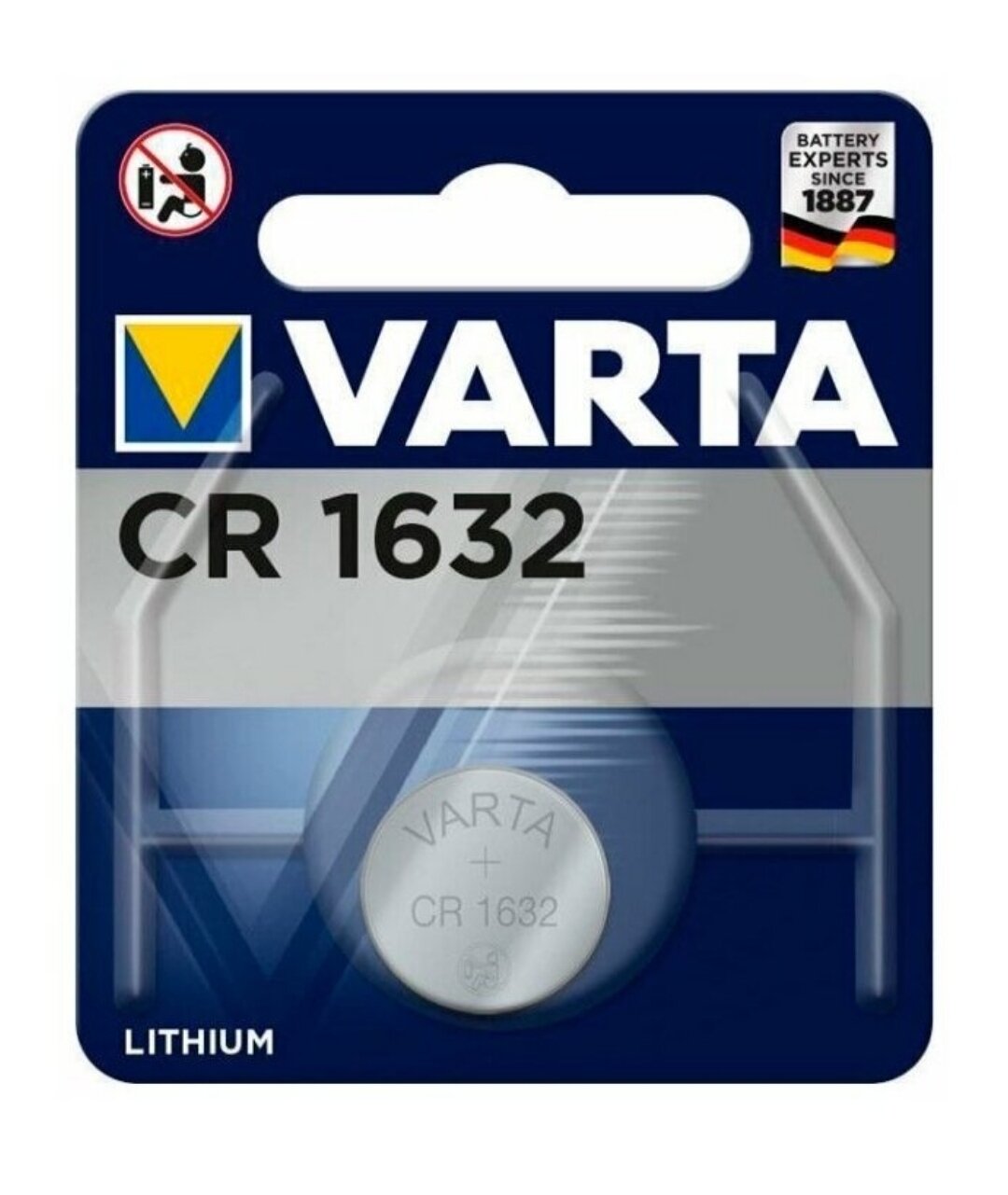 Батарейка VARTA CR1632, 1 шт.