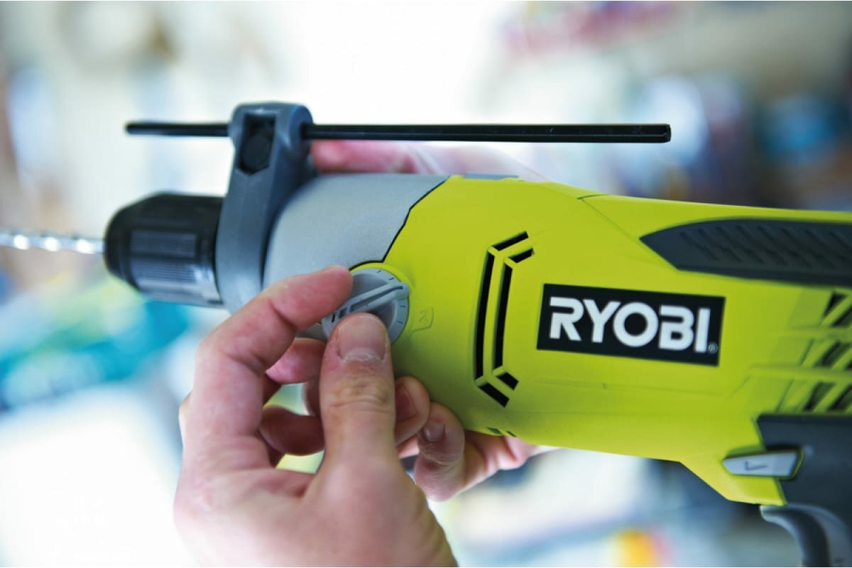 Ударная дрель RYOBI RPD1010K, 1010 Вт - фотография № 13