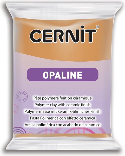 Полимерная глина "Cernit Opaline" 56гр. карамель 807