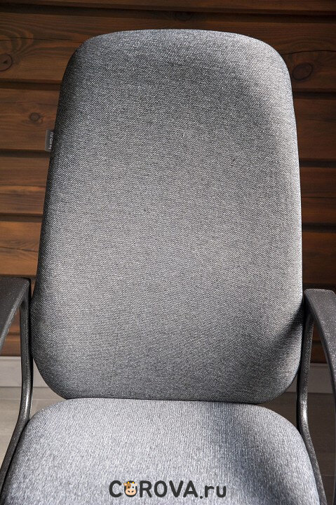 Кресло руководителя Бюрократ темно-серый 3C1 - фото №11