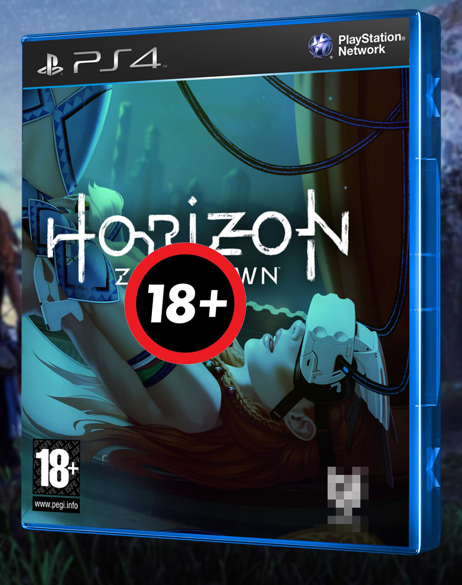 Эксклюзивная Обложка для Кейса / Бокса PS 4 Horizon