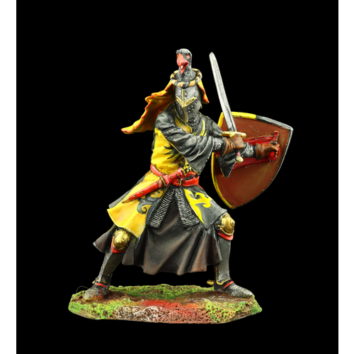 Оловянный солдатик SDS: Европейский рыцарь, XIV в оловянный солдатик sds вексилифер римской конницы iiii в