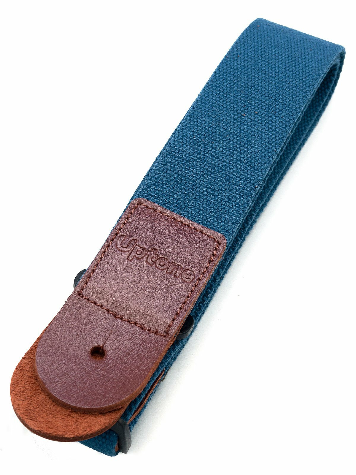 UPTONE GB02DB RONGO cotton, leather fixer Ремень для гитары 50мм синий, хлопок