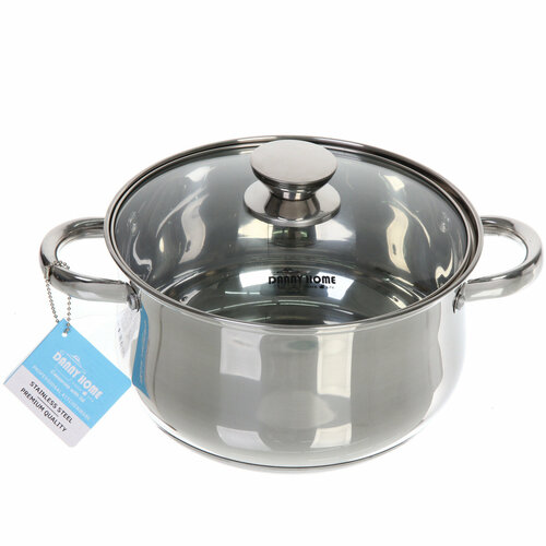 Кастрюля из нержавеющей стали OLIVIA 4,7л, индукция