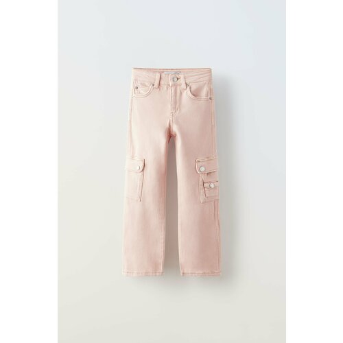 Джинсы Zara, размер 13-14 лет (164 cm), розовый