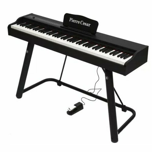Пианино цифровое Pierre Cesar M430E BK черное складное цифровое пианино 88 клавиш
