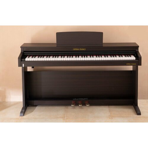 Цифровое пианино OPERA PIANO DP145 коричневое цифровое пианино amadeus piano ap 950 black