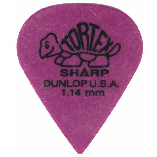 Dunlop Медиатор Dunlop Tortex Sharp фиолетовый 1.14мм. (412R1.14) медиатор dunlop 486pxh