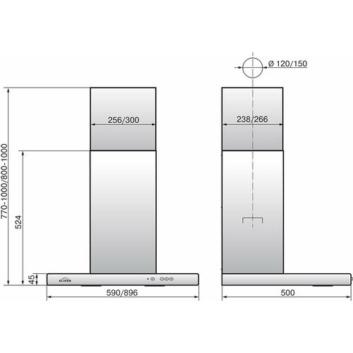 Вытяжка каминная Elikor Квадра 60Н-430-К3Д нержавеющая сталь управление: кнопочное (1 мотор) вытяжка каминная elikor аметист s4 60н 700 э4д нержавеющая сталь управление кнопочное 1 мотор