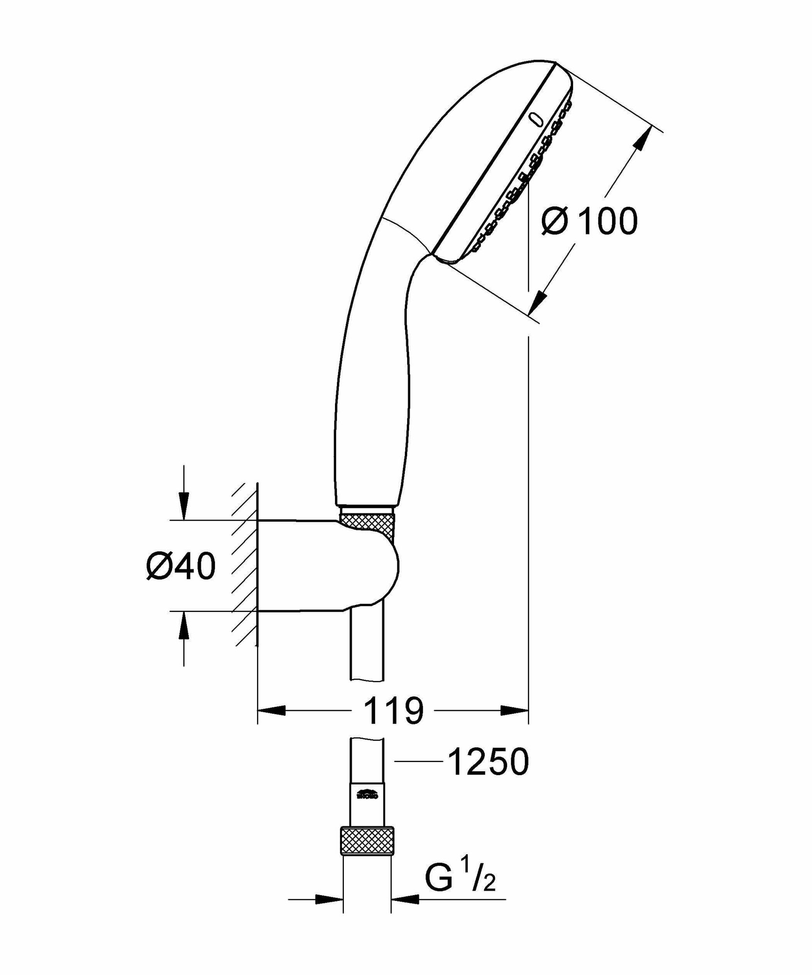 Набор для душа Grohe - фото №11