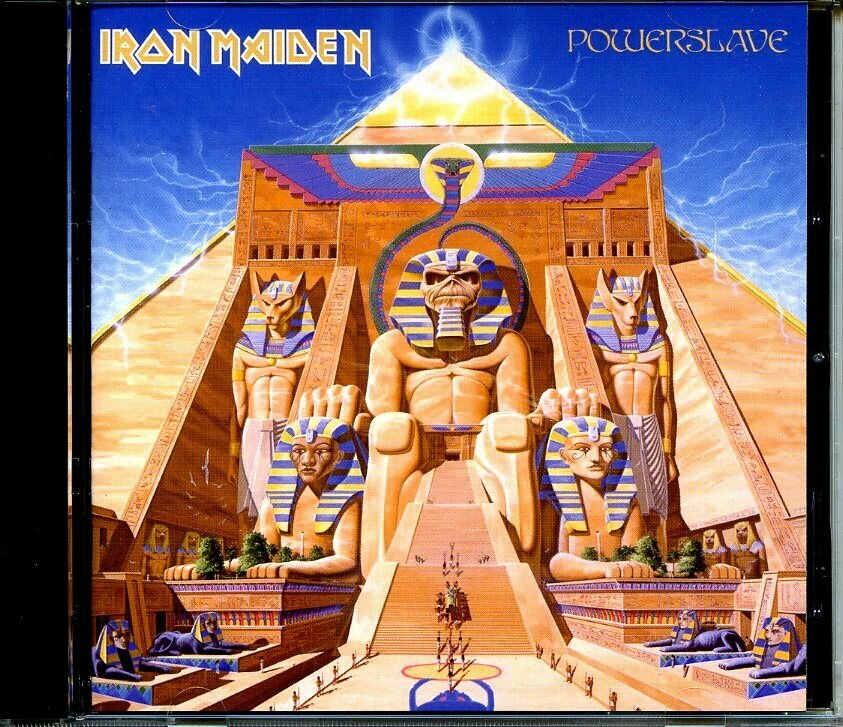 Музыкальный компакт диск IRON MAIDEN - Powerslave 1984 г. (производство Россия)