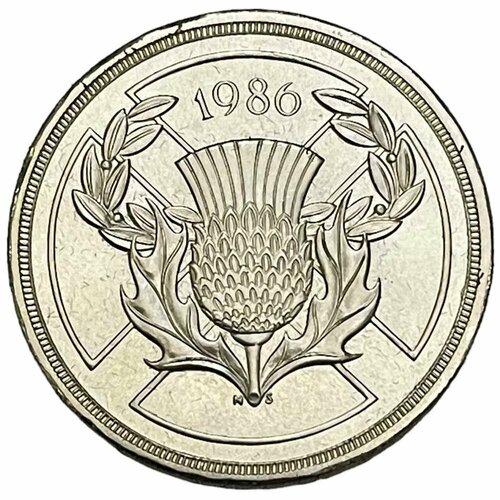 Великобритания 2 фунта 1986 г. (XIII Игры Содружества, Эдинбург 1986) клуб нумизмат монета 2 фунта сандвичевых островов 2007 года серебро елизавета ii