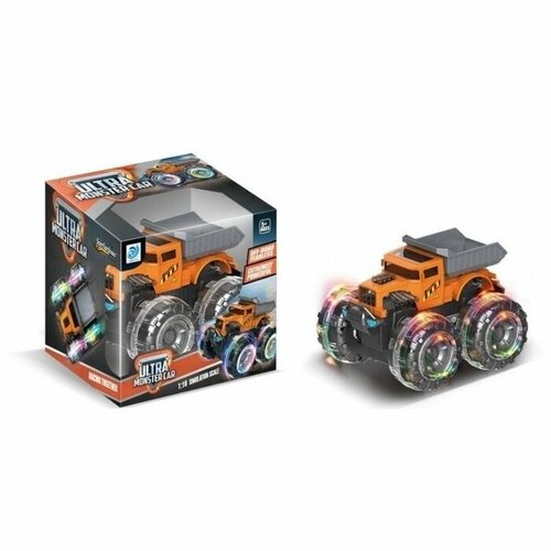 Машинка Грузовик со светом и звуком Ultra Monster Car игрушка машина грузовик с конструктором 42дет 1