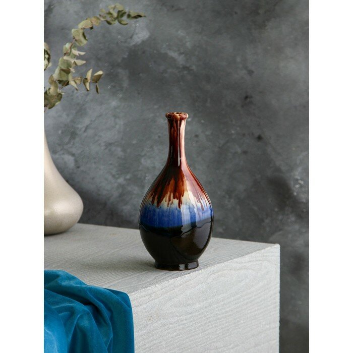 фото Ваза "Бутон", 900 мл, керамика, микс, Иран