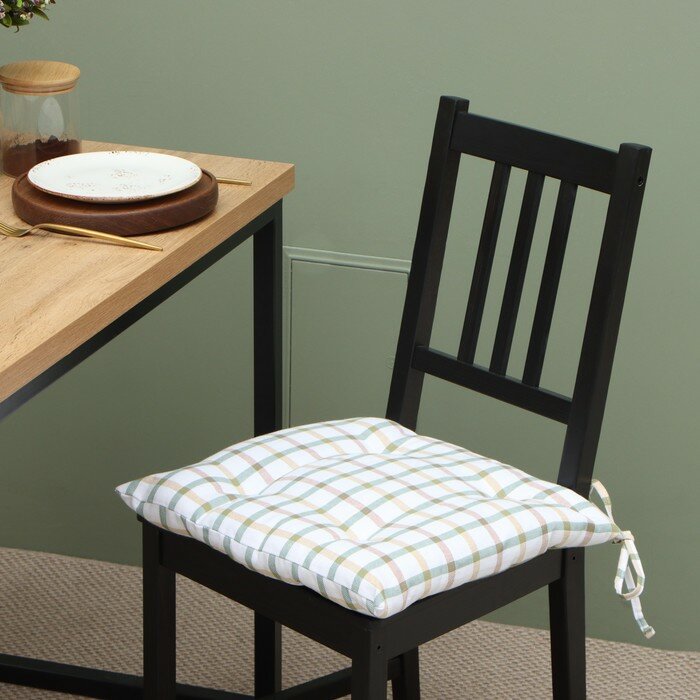 фото Сидушка Этель Harmony 42х42 см, 100% хл, рогожка 186 г/м2