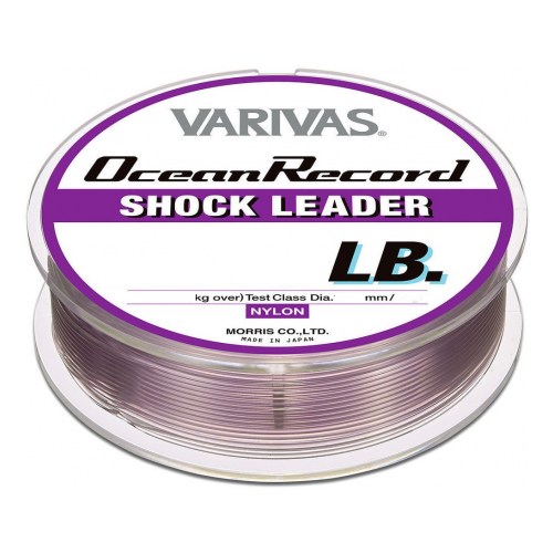 daiwa монолеска sg leader type n 30м 170lb Varivas, Монолеска Shock Leader Ocean Record, 30м, 120lb