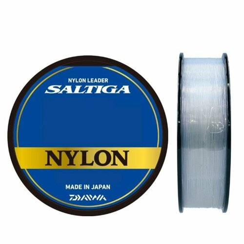леска шок лидер daiwa saltiga nylon leader 30м 200lb Daiwa, Лидер Saltiga Nylon Leader, 30м, 230lb