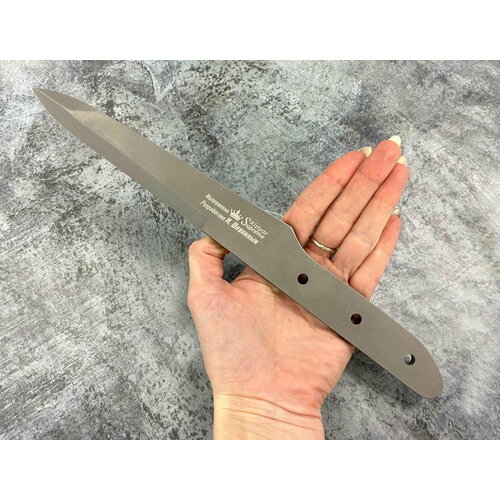 нож фиксированный kizlyar supreme trident 420hc sw leather shealth черный Спортивный нож Акула М TacWach