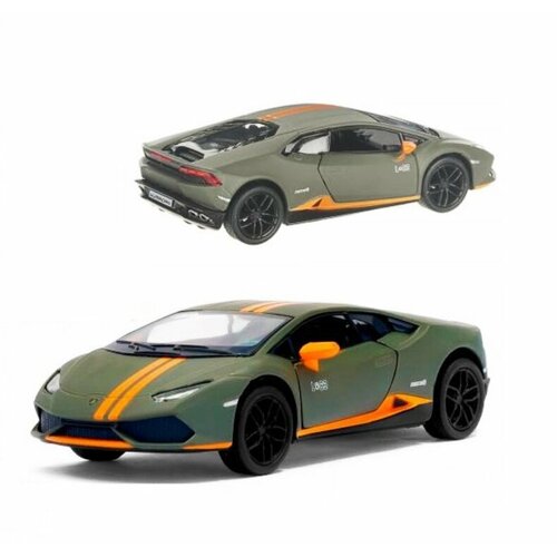 Kinsmart. Модель металлическая инерционная Lamborghini Huracan LP 610-4 Avio 1:36 (болотный)