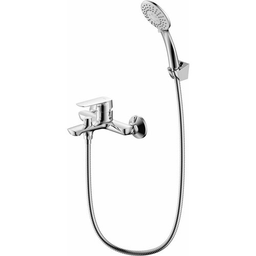 Иддис токен смеситель для ванны однорычажный с лейкой и шлангом хром / IDDIS TOKEN смеситель для ванны однорычажный с лейкой и шлангом хром