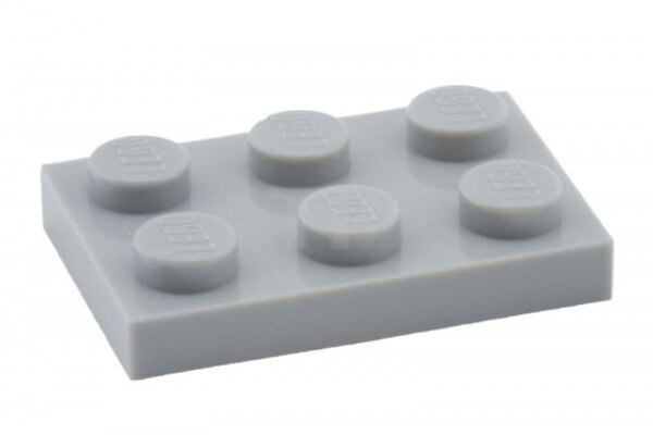 Деталь LEGO 4211396 Плитка 2X3 (серая) 50 шт.