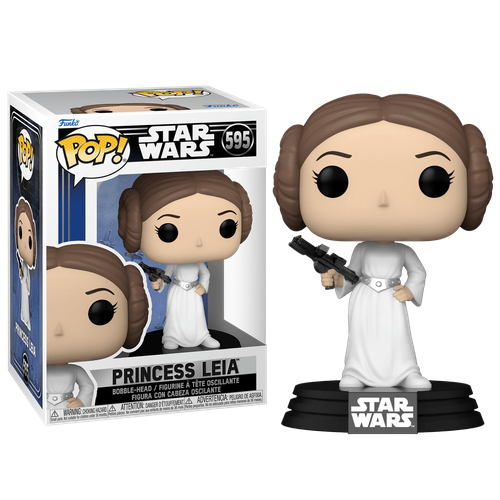 Фигурка Funko POP Princess Leia из фильма Star Wars: Episode IV A New Hope 595 фигурка pop звездные войны принцесса лея с оружием star wars 595 головотряс 11 см