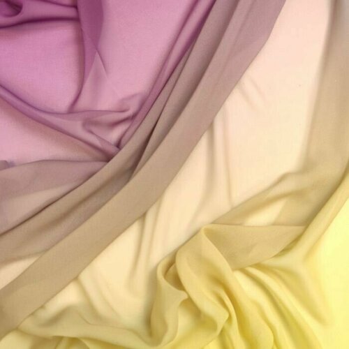 Ткань плательная принт (градиент) 100 полиамид италия 50 cm*146 cm