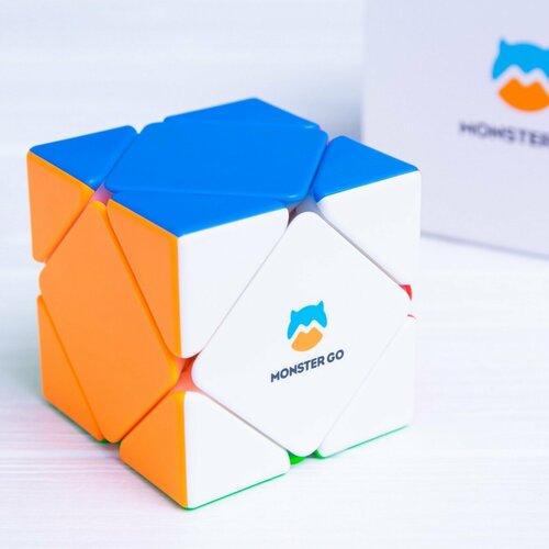 головоломка gan monster go 3x3 cloud Skewb Monster GO Скьюб (color)