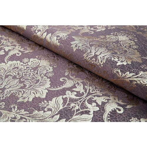 Ткань мебельная жаккард FLORA, damask lilac - цена за 1 п. м, ширина 140 см