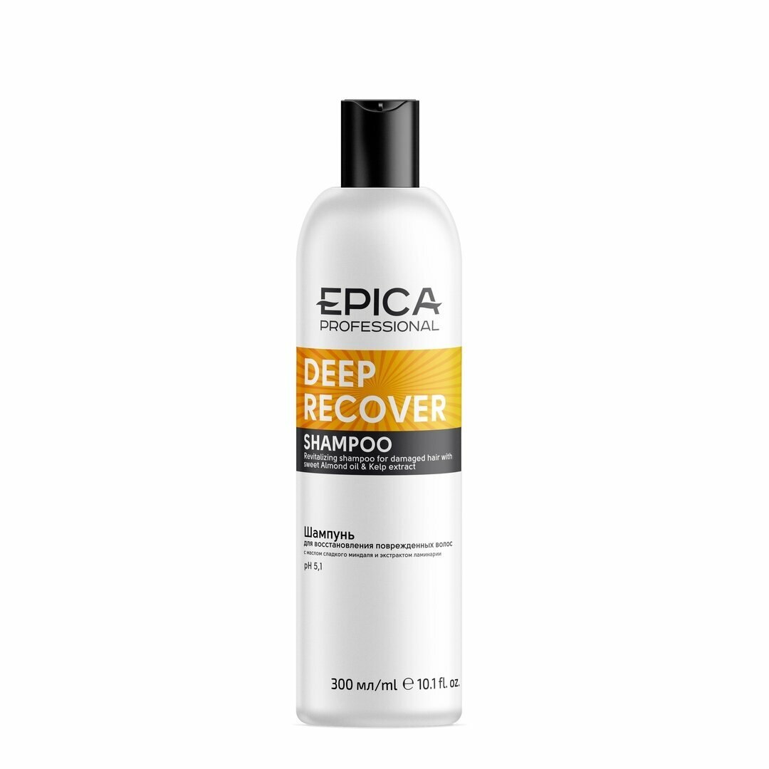 EPICA Professional Deep Recover Шампунь с маслом сладкого миндаля и экстрактом ламинарии 300мл