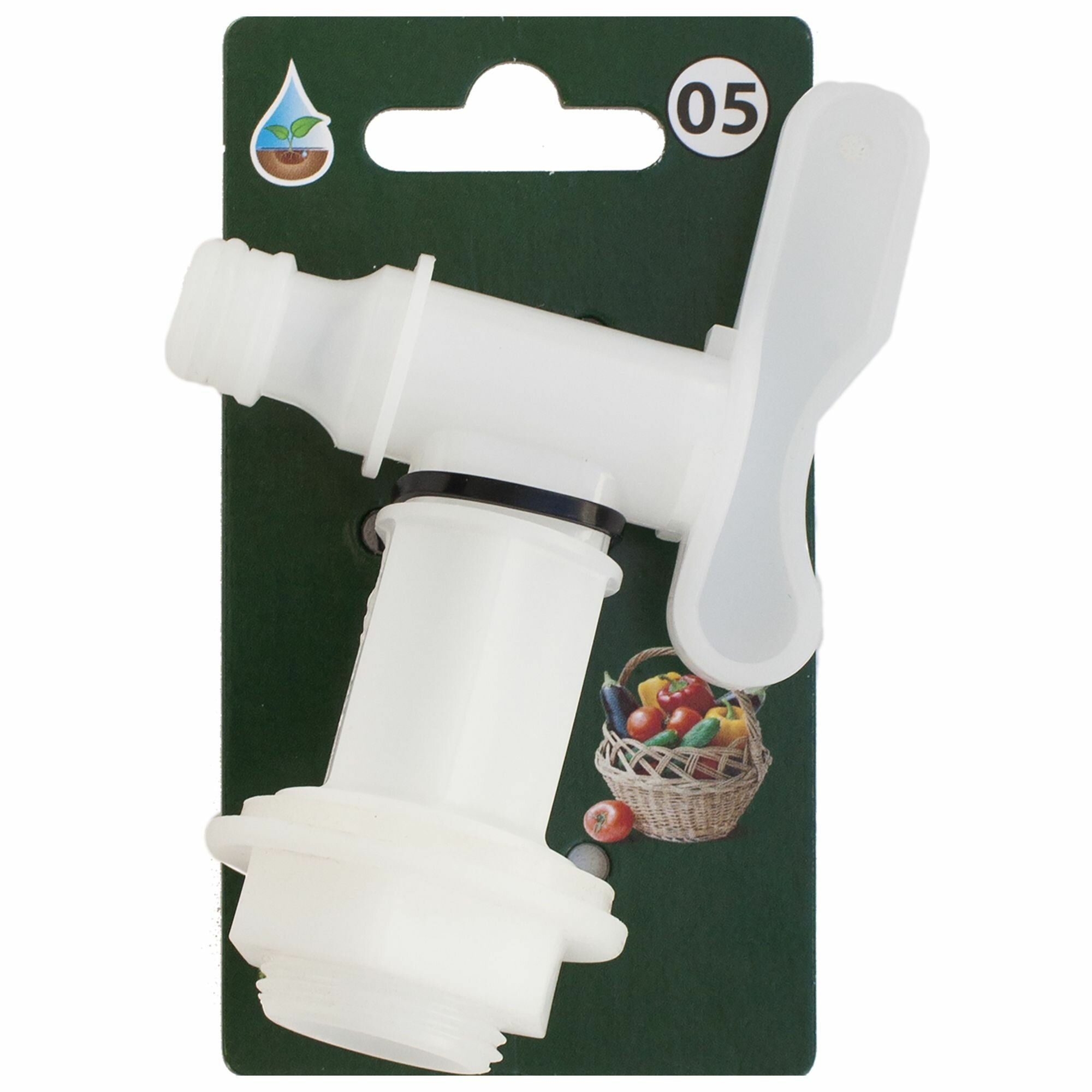 фото Кран для бочки с гайкой BOUTTE