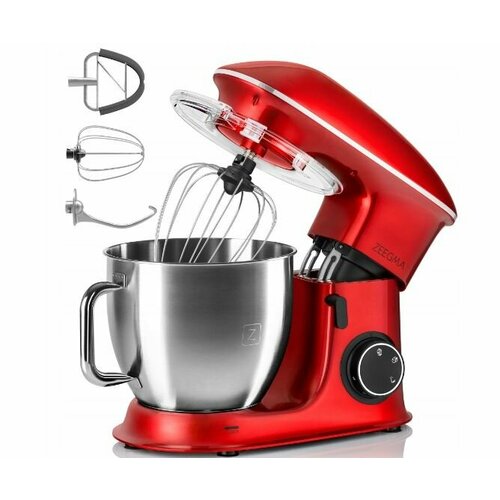 Планетарный кухонный комбайн Zeegma Planeet Chef 2200 Вт красный 3082600₽