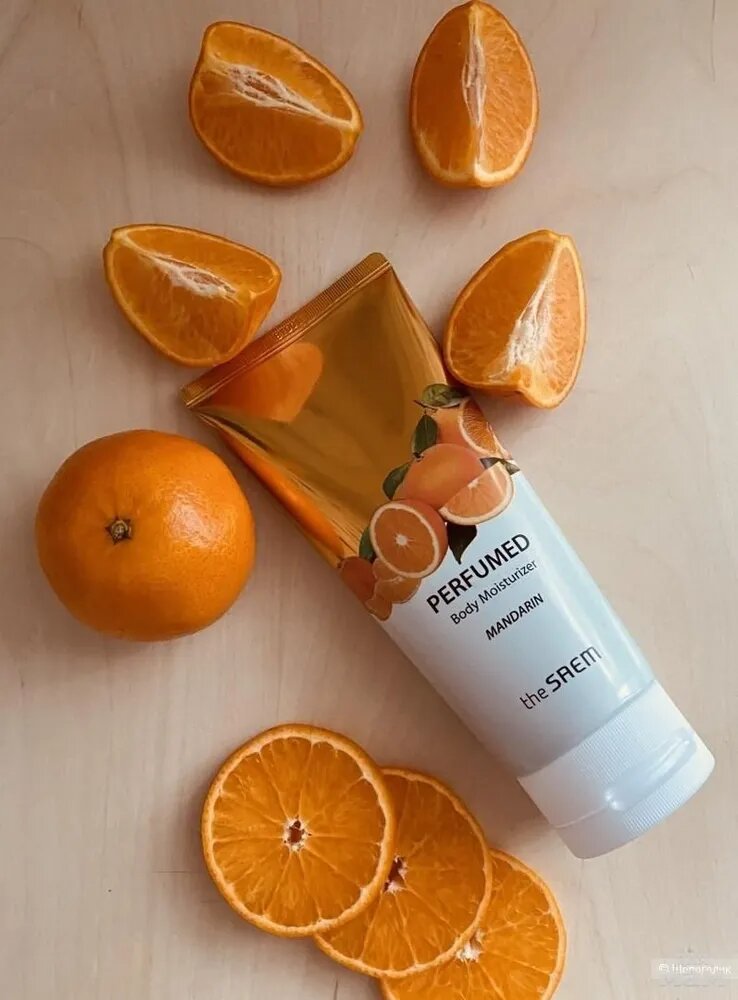 The SAEM Парфюмированный крем для тела с экстрактом мандарина - Perfumed Body Moisturizer - Mandarin, 200мл