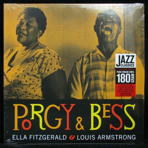 Виниловая пластинка WaxTime Ella Fitzgerald / Louis Armstrong – Porgy & Bess (2LP) ella fitzgerald louis armstrong ella fitzgerald louis armstrong porgy bess reissue