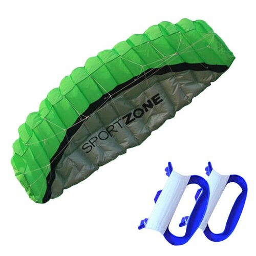 Воздушный змей Power Kite из нейлона для взрослых Зеленый 1607₽