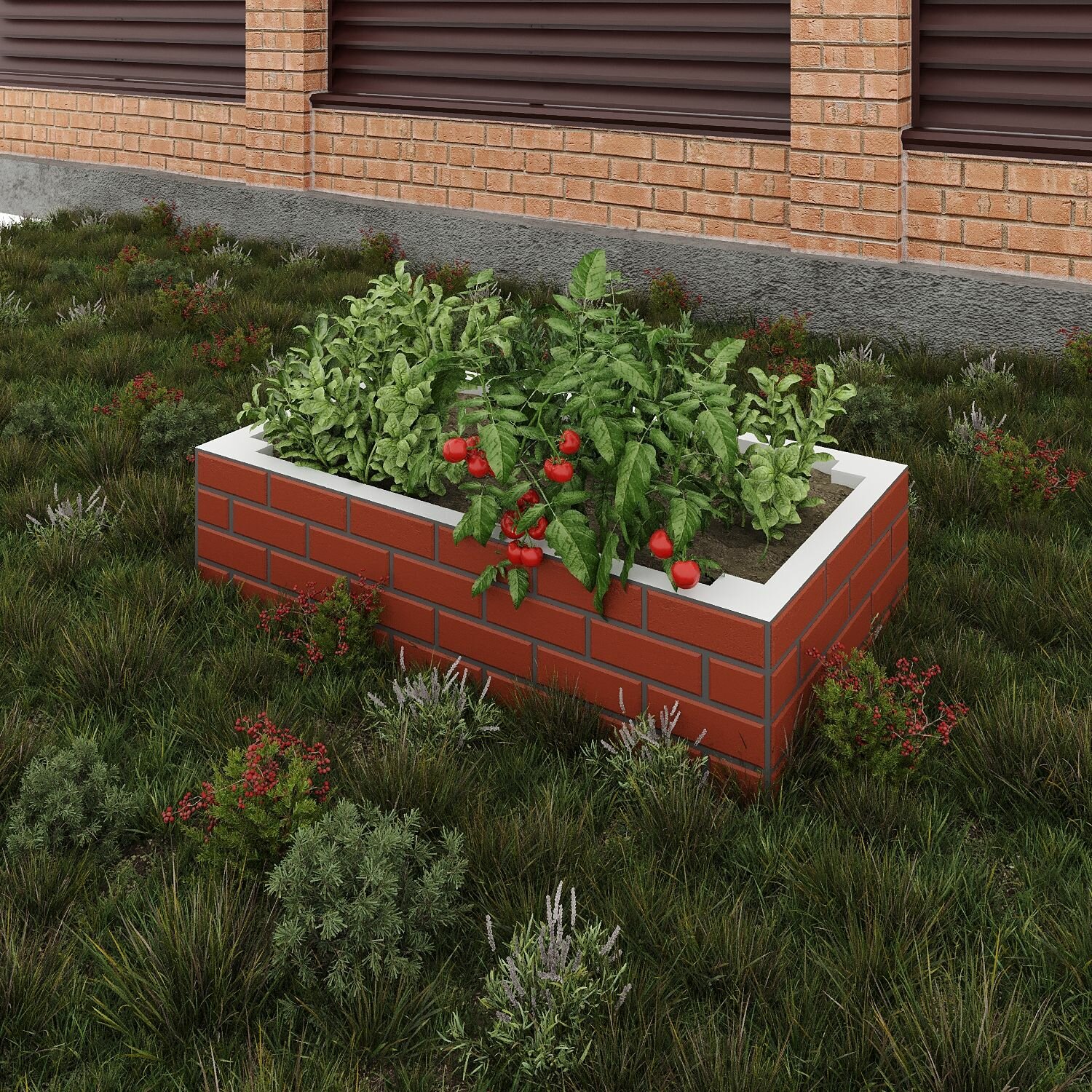 Грядка Teplofom из экструдированного пенополистирола XPS 1250 600