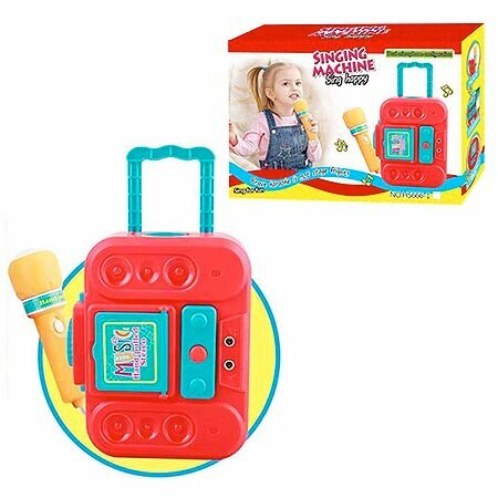 Караоке KWELT Singing Machine, 5 песен, с подключением телефона, световые эффекты