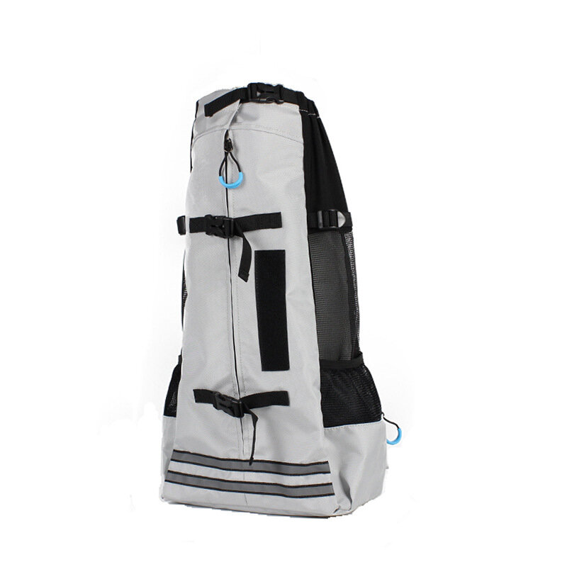 Рюкзак для собак Amazon Travel Pet Dog Backpack, складной, серый