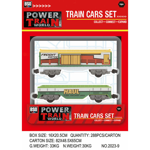 Грузовые вагоны для железной дороги - BSQ-2023-9 630₽