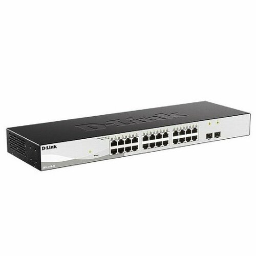 D-Link Сетевое оборудование DGS-1210-26 F3A Настраиваемый L2 коммутатор с 24 портами 10 100 1000Base-T и 2 портами 1000Base-X SFP 16684₽