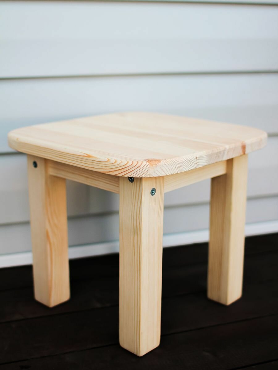 Табурет маленький WOODING Design, универсальный, кухонный, 30 см x 30см x 26 см