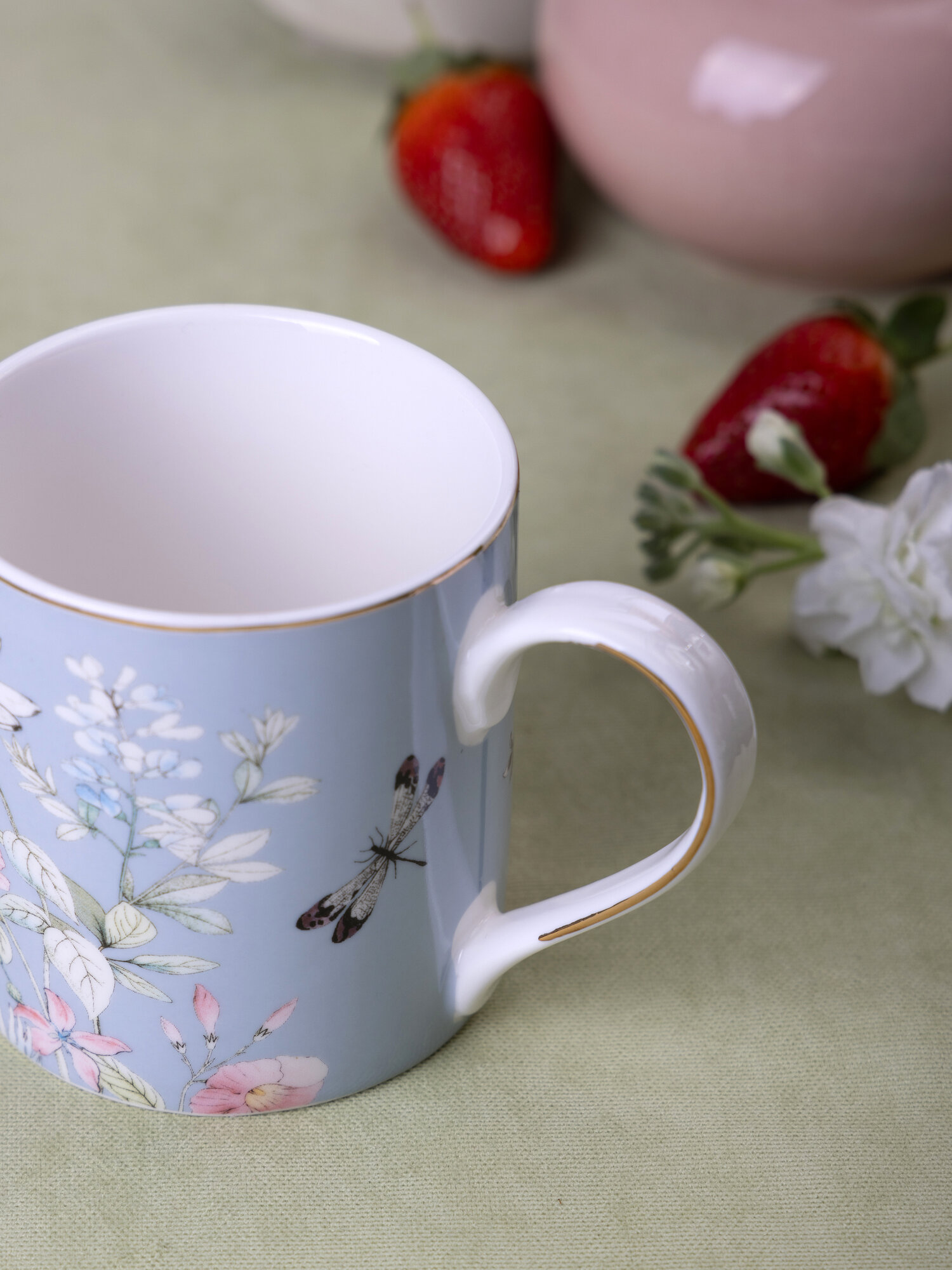 Кружка Lefard "Блоссом", объем: 380 мл, для чая и кофе, фарфоровая — фото 1