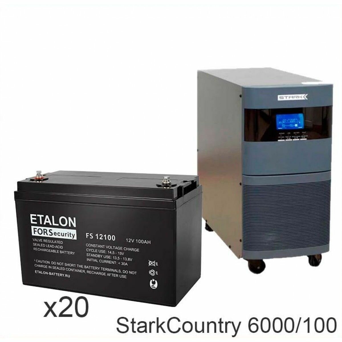 Stark Country 6000 Онлайн, 12А + ETALON FS 12100