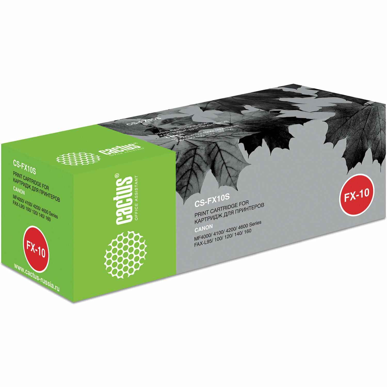 Картридж для лазерных принтеров CACTUS для Canon i-Sensys 4018, 4120, 4140, 2000 страниц CS-FX10S