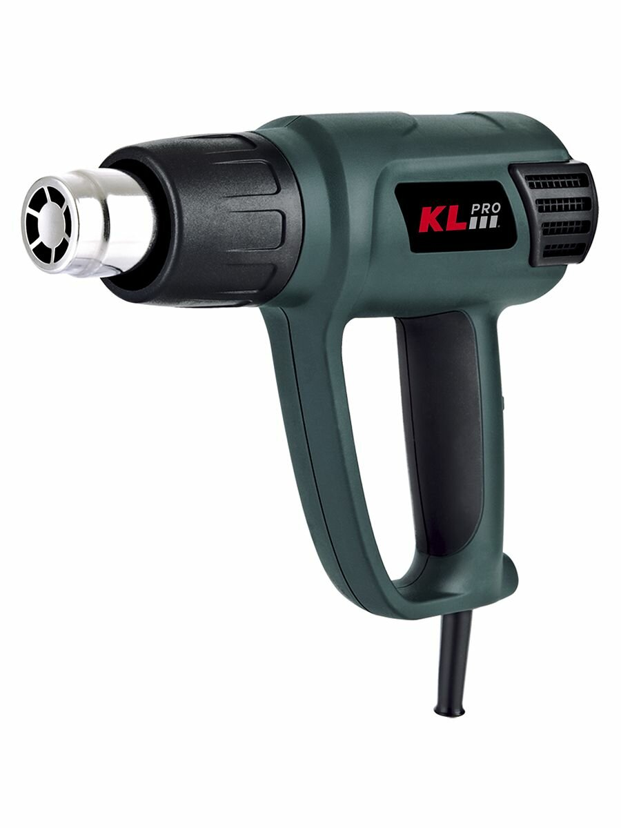 Профессиональный строительный фен KLPRO KLSH7303 (2000Вт, 50-650С, 250/500 л/мин)
