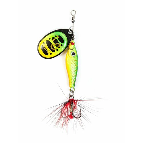 Блесна вращающаяся Lucky John TRIAN BLADE ROUND 6.0г 008