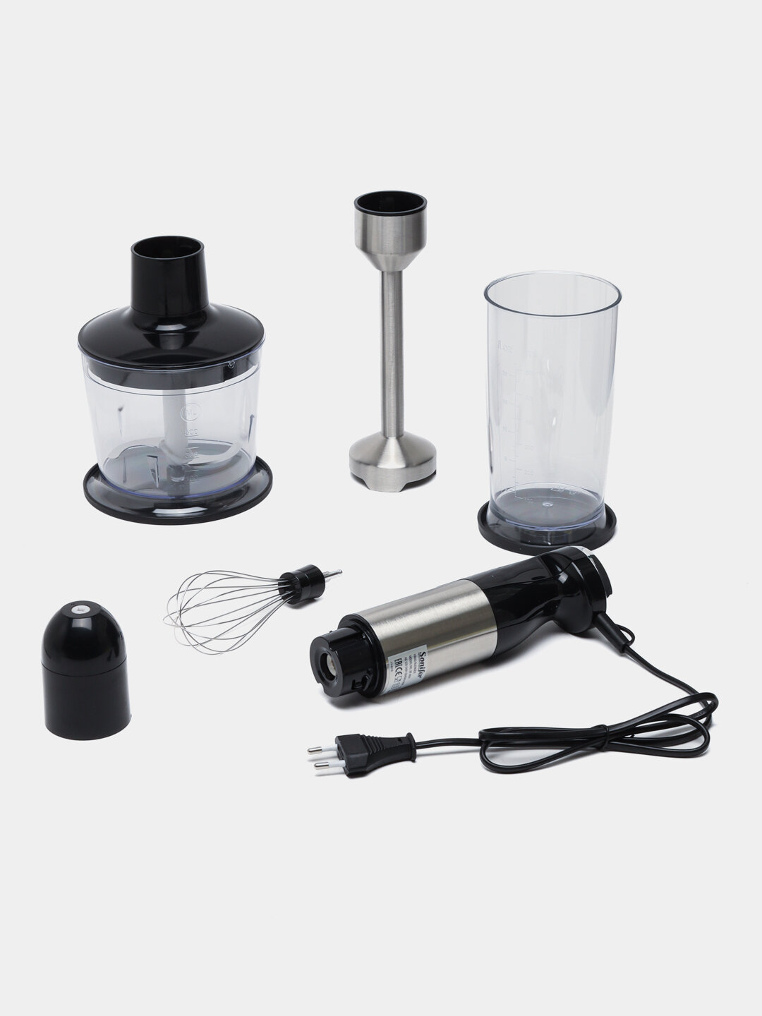 Погружной блендер, миксер, измельчитель, Sonifer SF-8081, 3 в 1 — фото 1